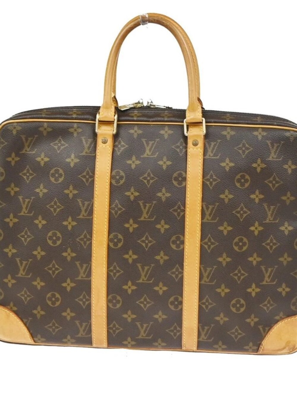 LOUIS VUITTON Porte Documents Voyage Briefcase Hand Bag Monogram - Picture 2 of 16